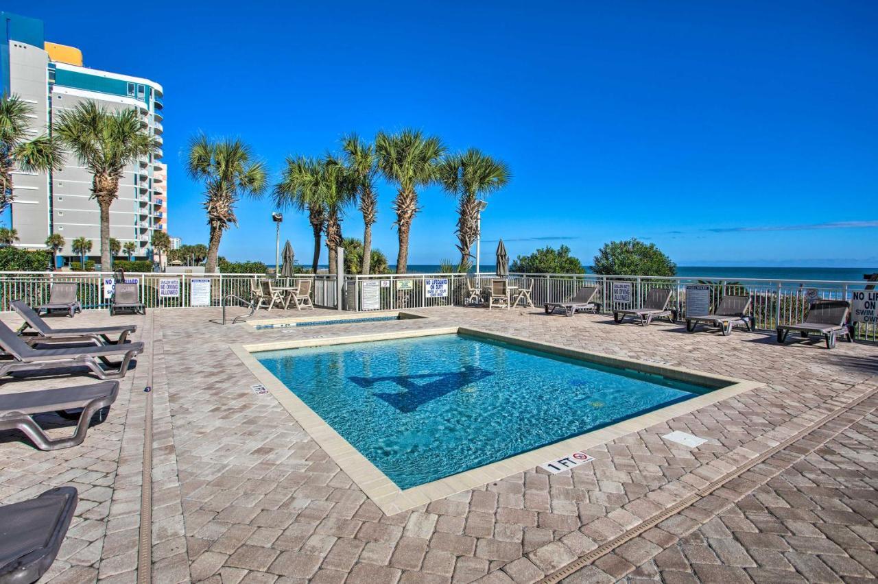 Oceanfront Condo With Huge Balcony Walk To Skywheel Миртл-Бич Экстерьер фото