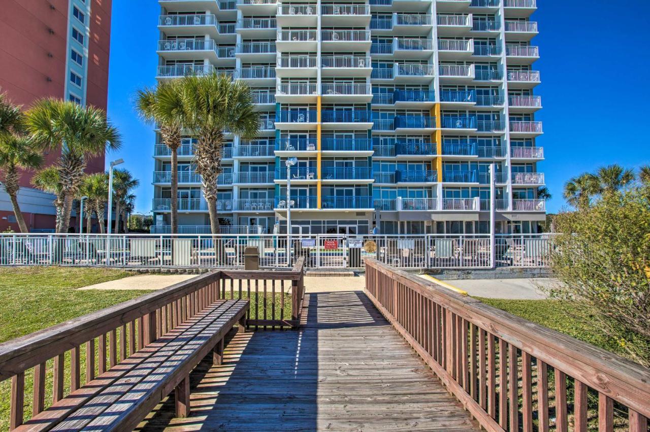 Oceanfront Condo With Huge Balcony Walk To Skywheel Миртл-Бич Экстерьер фото