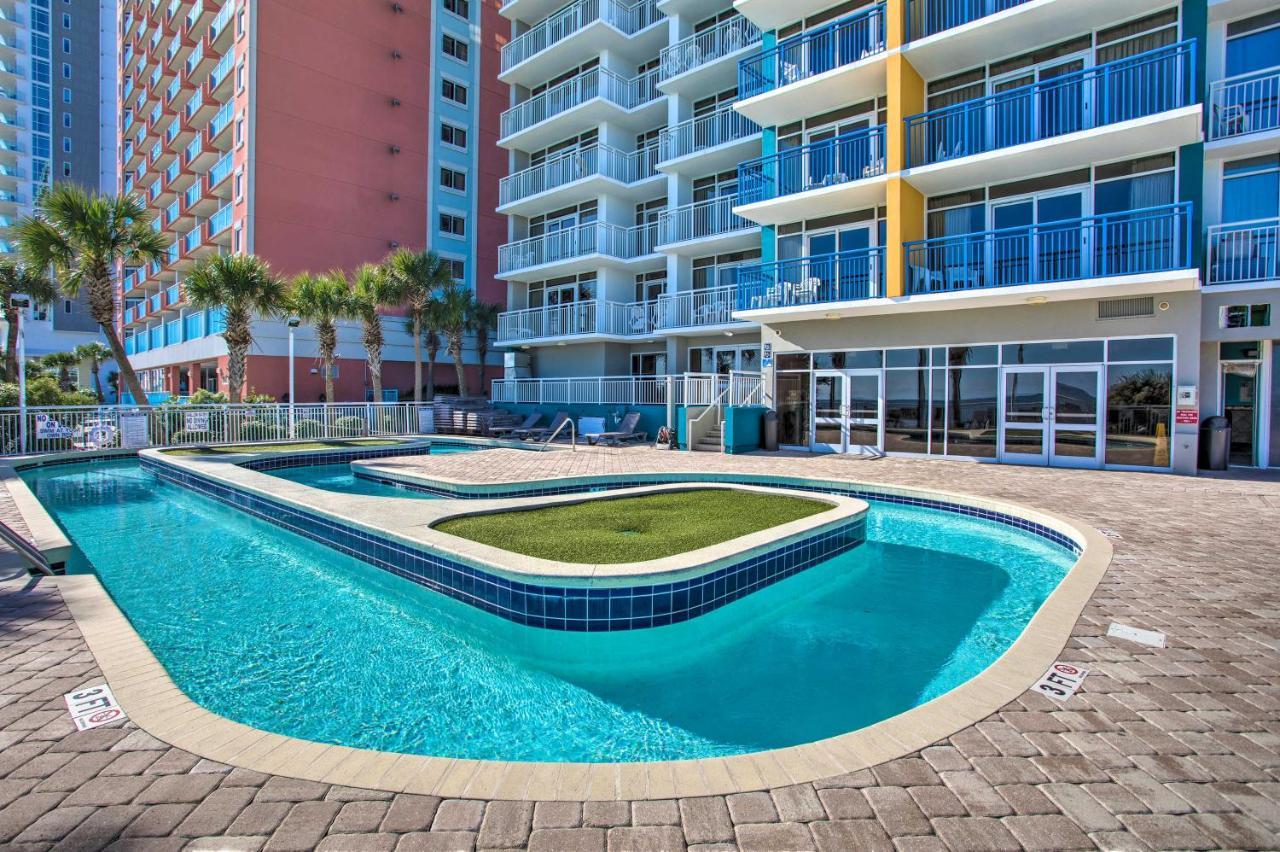 Oceanfront Condo With Huge Balcony Walk To Skywheel Миртл-Бич Экстерьер фото