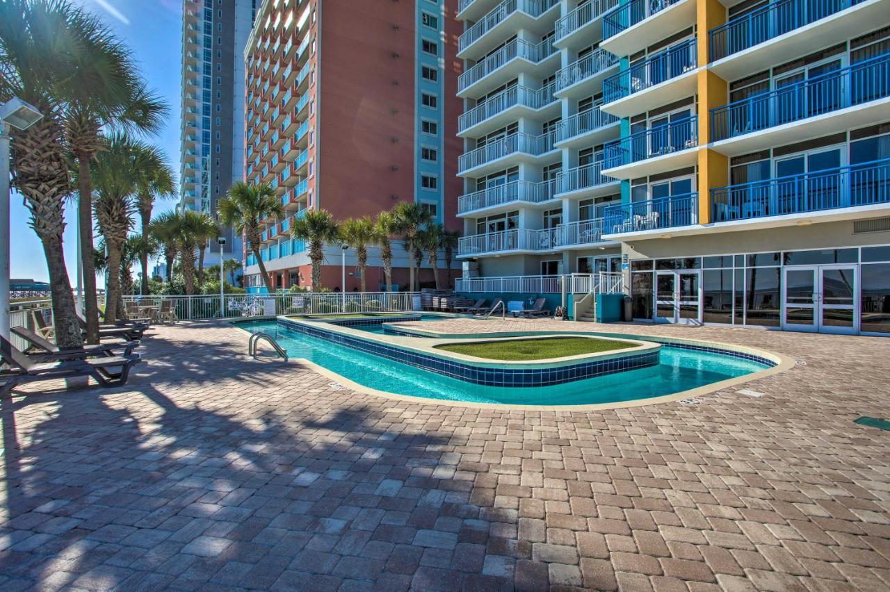 Oceanfront Condo With Huge Balcony Walk To Skywheel Миртл-Бич Экстерьер фото