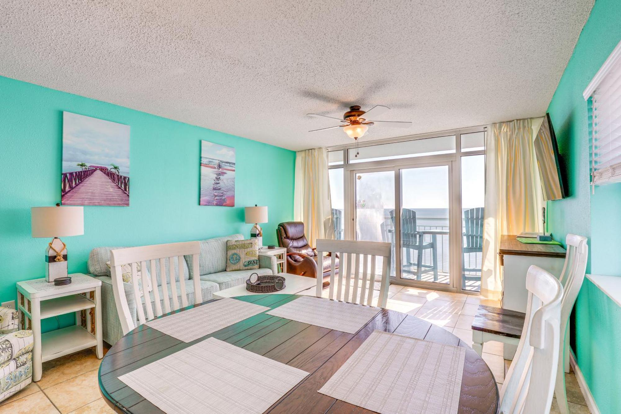Oceanfront Condo With Huge Balcony Walk To Skywheel Миртл-Бич Экстерьер фото